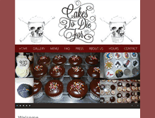 Tablet Screenshot of cakestodiefor.com